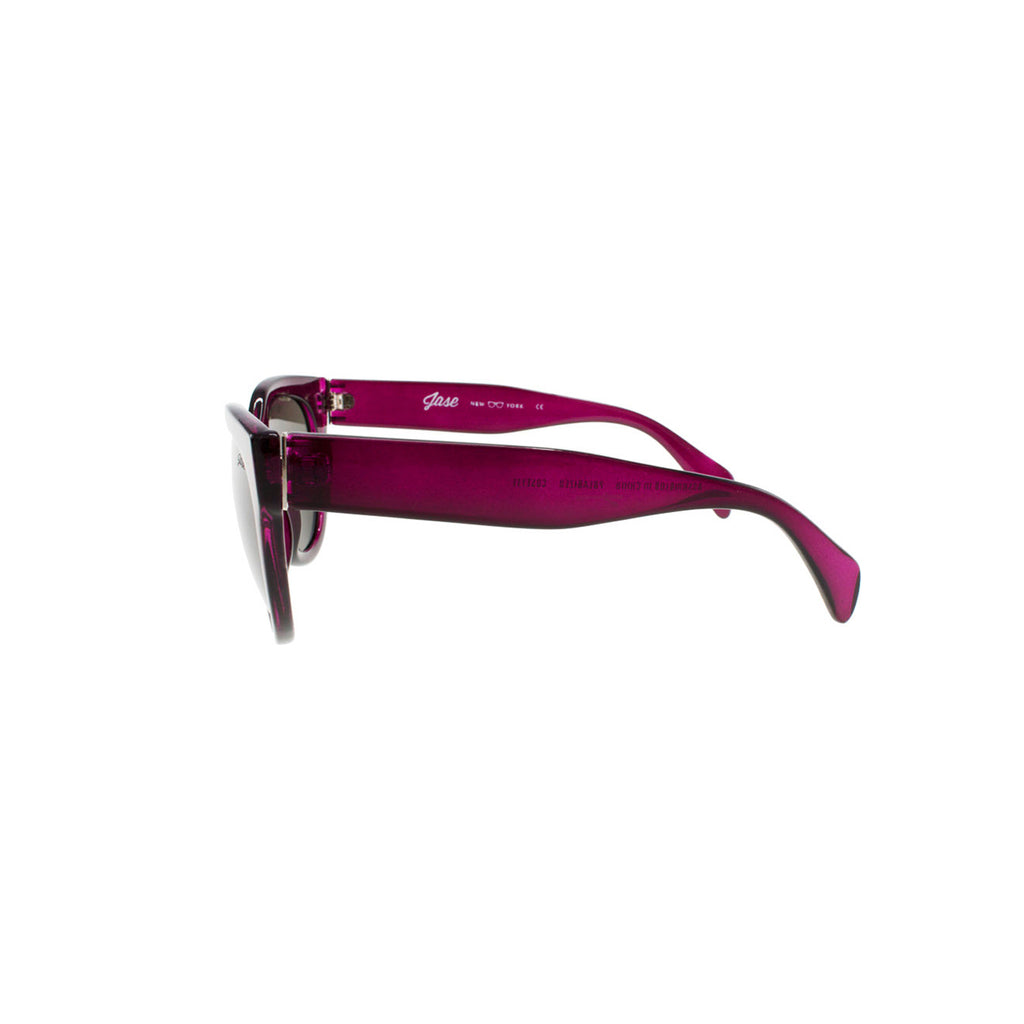 Red framed wayfarer sunglass