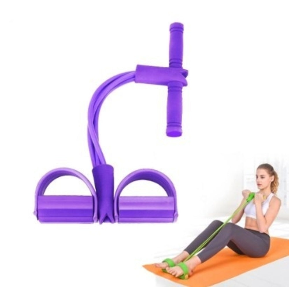 Stylin' Merchant Resistance Band with Pedal - Gym Gear, Workout Clothes, and Yoga Mats