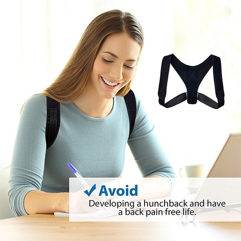 Stylin' Merchant Adjustable Back Posture Corrector for Running, Gym gear, Workout clothes, Yoga - Unisex