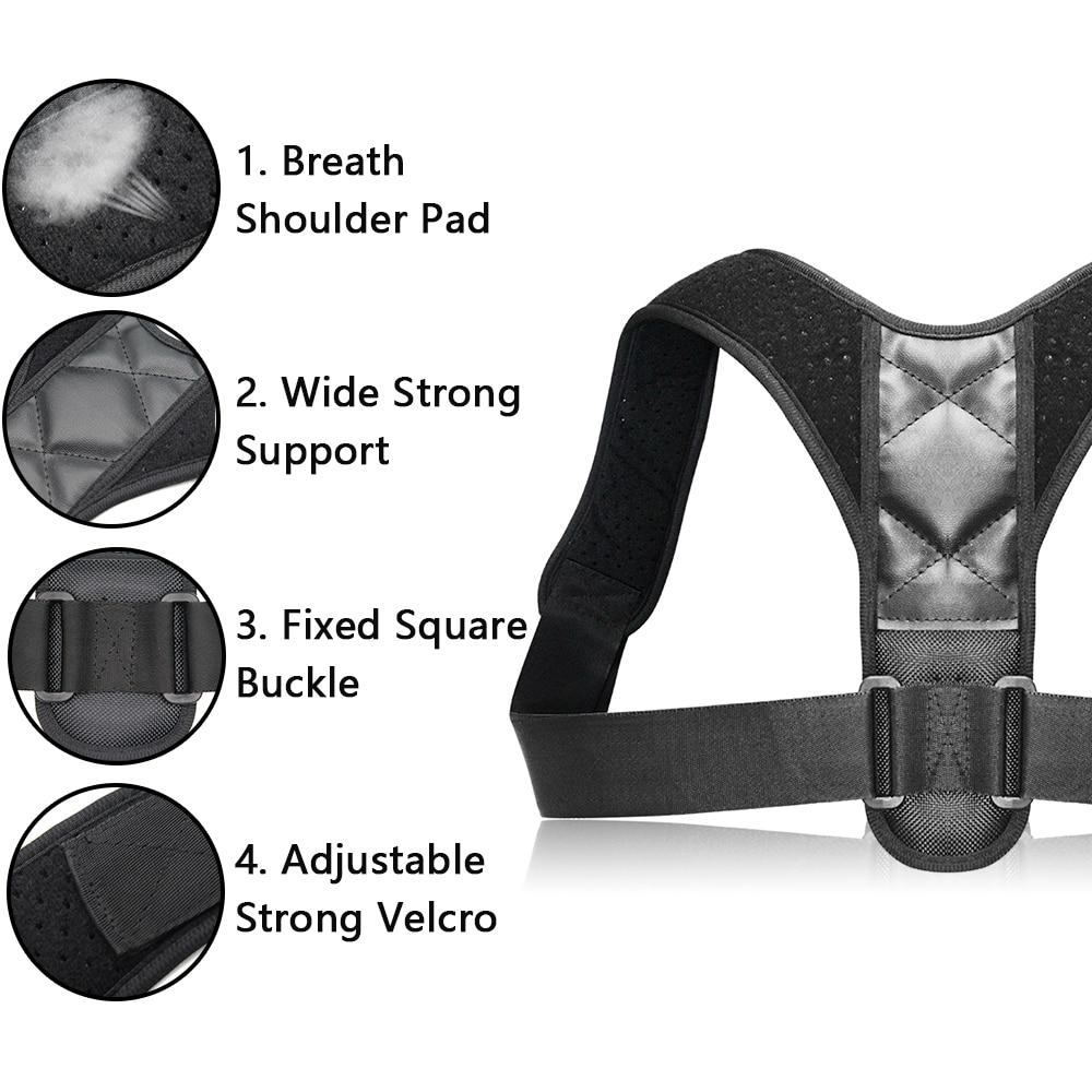 Stylin' Merchant Adjustable Back Posture Corrector for Running, Gym gear, Workout clothes, Yoga - Unisex