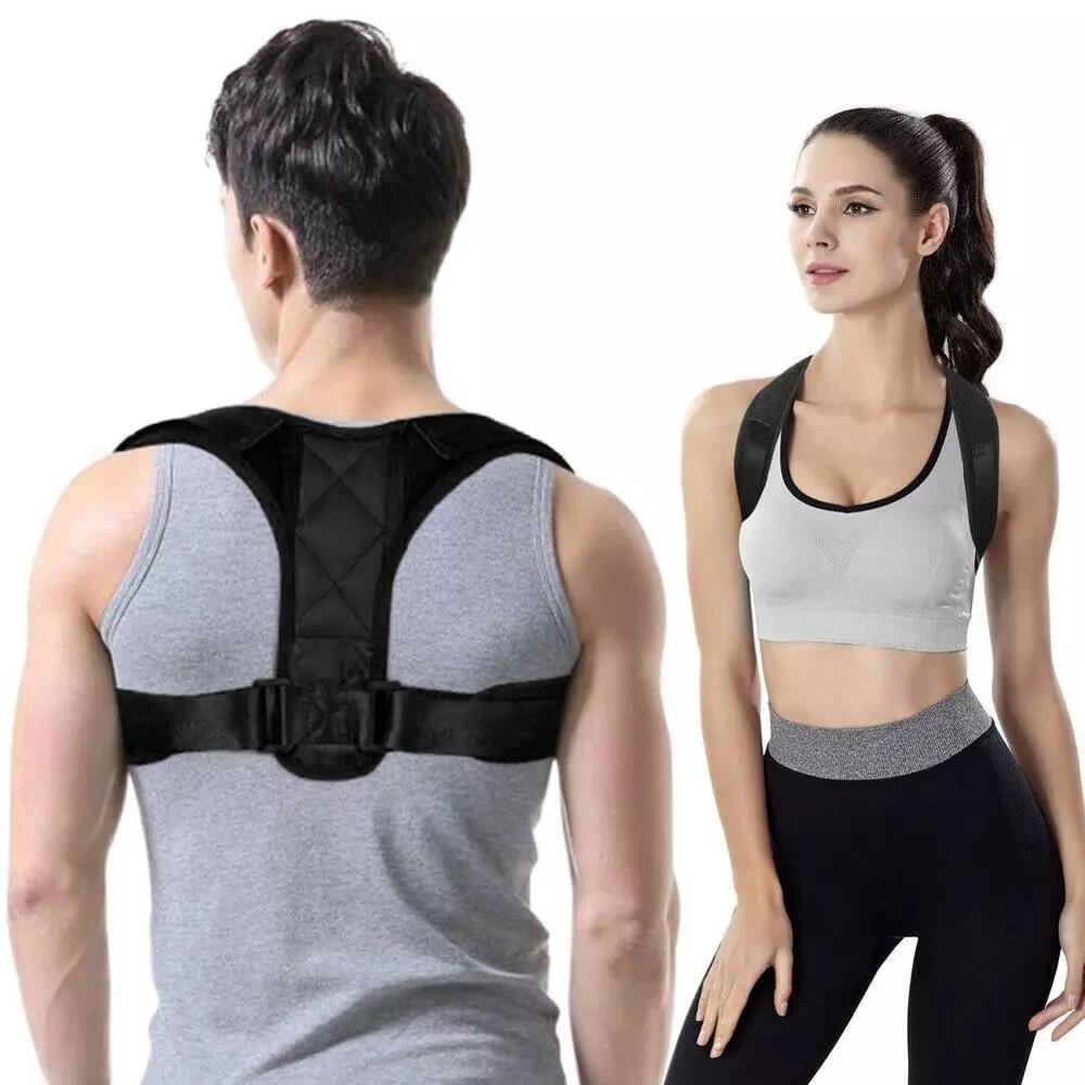 Stylin' Merchant Adjustable Back Posture Corrector for Running, Gym gear, Workout clothes, Yoga - Unisex